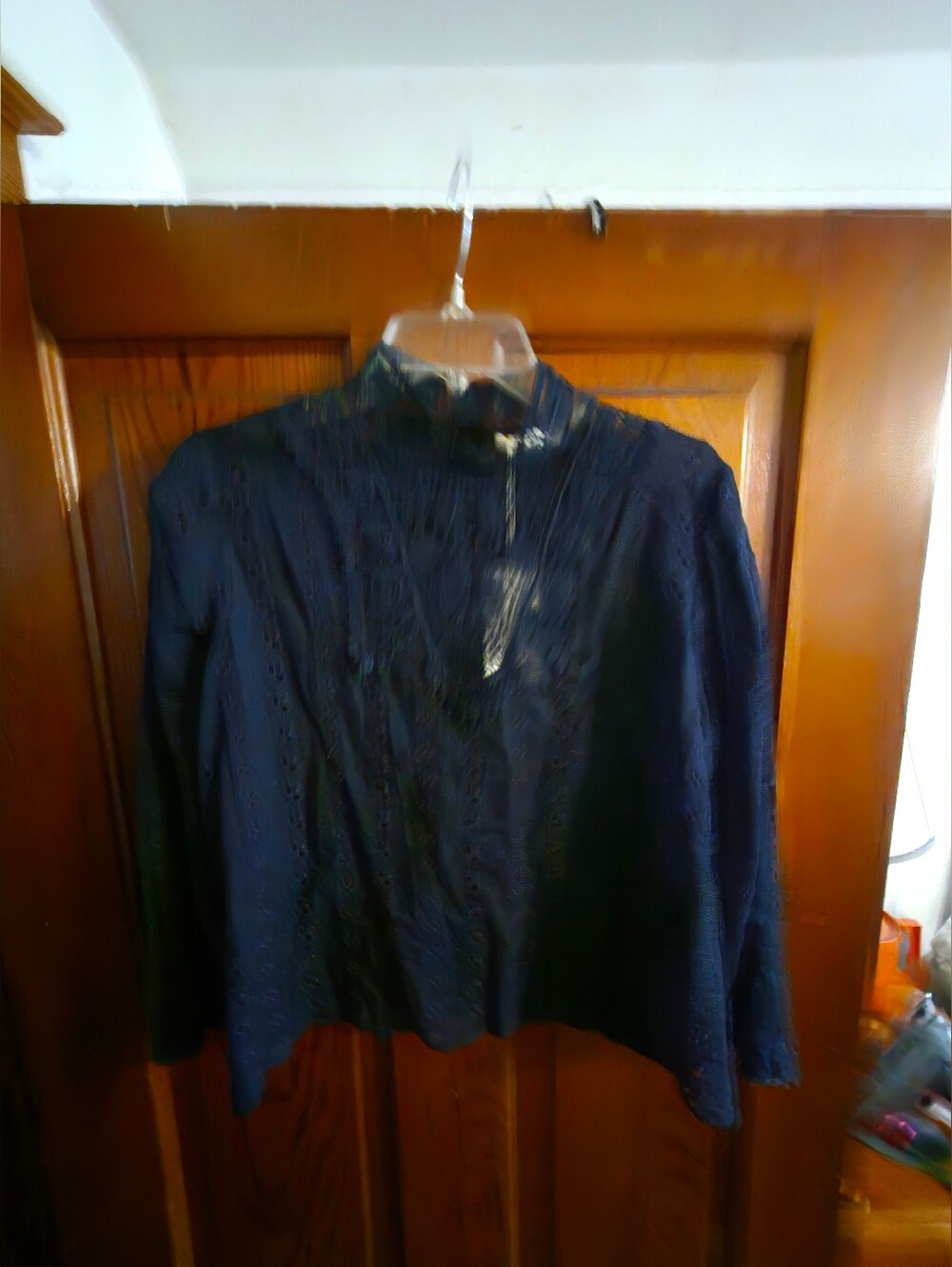 Doen Essie Blouse Top In Deep Navy